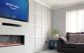 Living Room With Wall Panelling