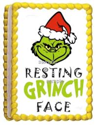grinch cake toppers frosting icing