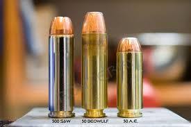 Left To Right 500 S 50 Beowulf 50 A E Guns Ammo