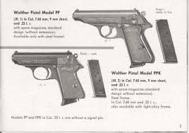 nickel plated walther ppk germany 1931