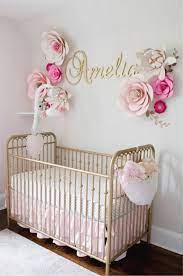 Baby Name Sign For Nursery Girl Wall