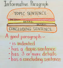 Anchor Chart For Informative Paragraph Writing Paragraph