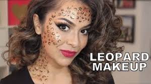 leopard makeup trinaduhra