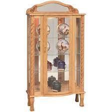 lighted curio cabinets traditional