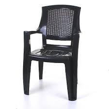 Grey Plastic Chair Garden Outdoor