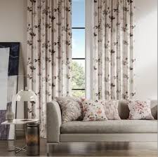 french window curtain