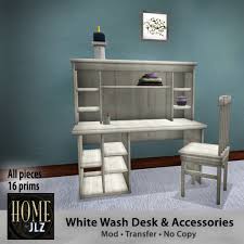 Check out our white washed desk selection for the very best in unique or custom, handmade pieces from our there are 159 white washed desk for sale on etsy, and they cost $385.66 on average. Second Life Marketplace Home By Jlz White Wash Desk Box