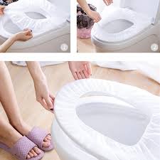60pcs Disposable Waterproof Toilet Seat