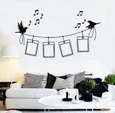 Vinyl Wall Decal Photo Frames Birds