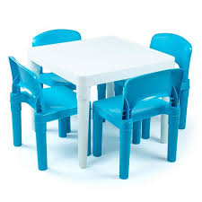plastic table and chair set