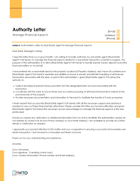 sle authorization letters for bank