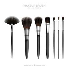 makeup brush vectors ilrations