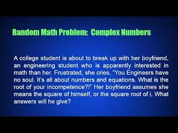 Random Math Problem Complex Numbers