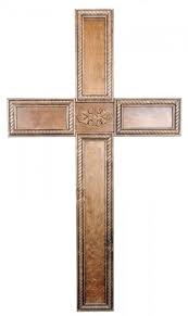 Large Decorative Wooden Wall Cross With