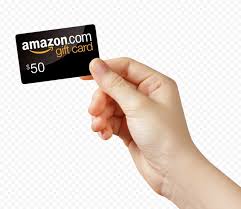 Two amazon gift cards on amazon prime plastic padded shipping envelope. Woman Hand Hold Amazon Gift Card Citypng