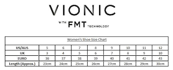 Vionic Shoes Sizing Guide
