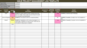 An issue log is created by the project manager. Project Issue Tracker Template In Excel Excelonist