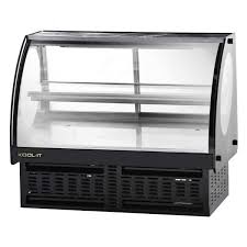 Refrigerated Deli Case Curved Glass
