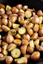 roasted red potatoes with garlic and