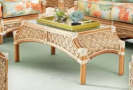 Seagrass Rattan Coffee Table D