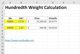 calculate steel pricing by hundredth