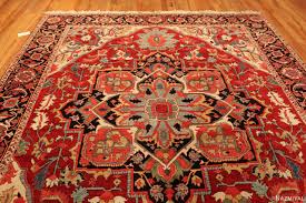 antique persian heriz rug 71371