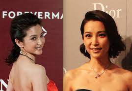 Asian and pacific islander women often don't realize how beautiful they can look with lighter hair hues. Li Bingbing S Elegant Updos Asian Prom Hairstyle Ideas Stylebistro