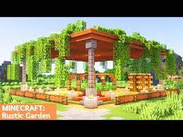 Minecraft How To Build A Simple Garden