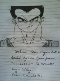 Check out my dbz playlist below for more of your fav. Awesome Drawing Gohan From Dragon Ball Z Created By Azwar Imran Awesome Drawings
