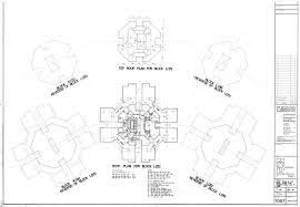 roof floor plan and top roof plan for