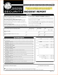 Sample Incident Report Template      Free Download Documents in    