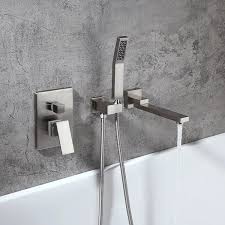Wall Mounted Swirling Tub Filler Faucet