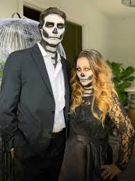 skeleton face makeup inspired