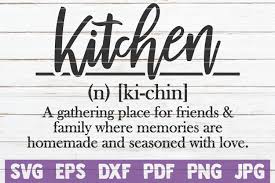 Kitchen Definition Cut File Graphic By Mintymarshmallows Creative Fabrica
