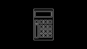 Feel free to download, share, comment and discuss every wallpaper you like. White Line Calculator Icon Isolated On Black Background Accounting Symbol Business Calculations Mathematics Education And Finance 4k Video Motion Graphic Animation
