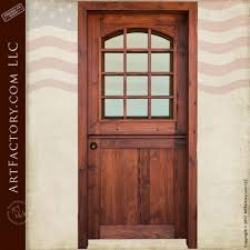 Custom Dutch Door Solid Wood Entry