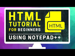 basic html using notepad