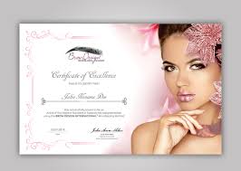 permanent makeup certificate for brow