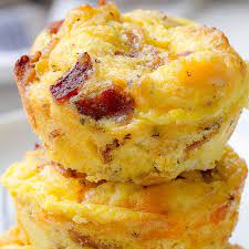 Mini Egg And Bacon Muffins gambar png