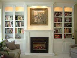 Fireplace Bookshelves Built In Around