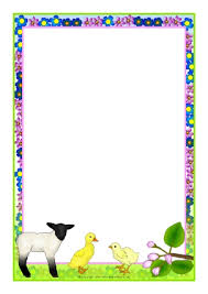 Easter Page Borders For Microsoft Word 11346 Trendnet