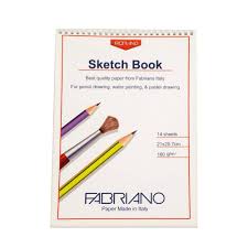 fabriano white drawing book 21 29 7 cm