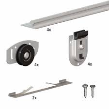 sliding byp closet door hardware kit