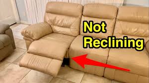 how to fix reclining chair or sofa