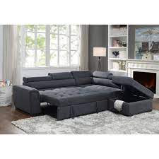 lava gray haris fabric sleeper sofa