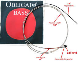 Pirastro Obligato Upright Bass Strings At Gollihur Music