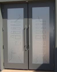 Modern Commercial Exterior Glass Doors