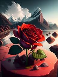 Red Rose Flower Lovely Flowers