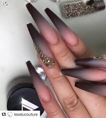 Get more glamorous ideas for your long. 99 Stylish Ombre Long Nail Ideas To Try This Year Pointed Nails Coffin Nails Designs Solid Color Nails