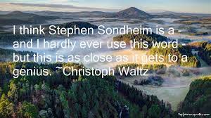 Stephen Sondheim Quotes: best 6 quotes about Stephen Sondheim via Relatably.com